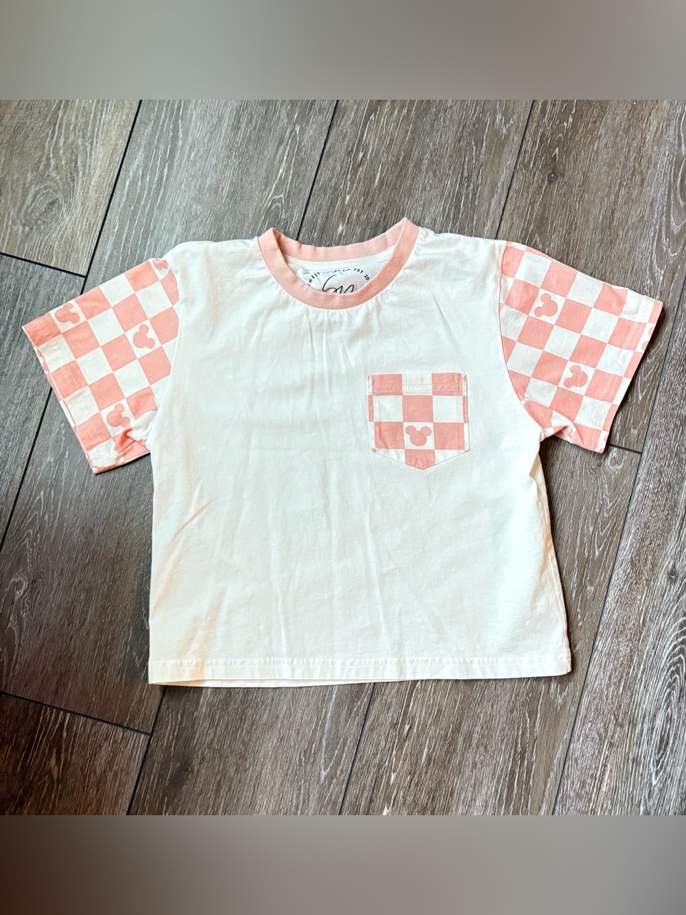 Sweet P Baby Co‎ Disney Checkered Tee